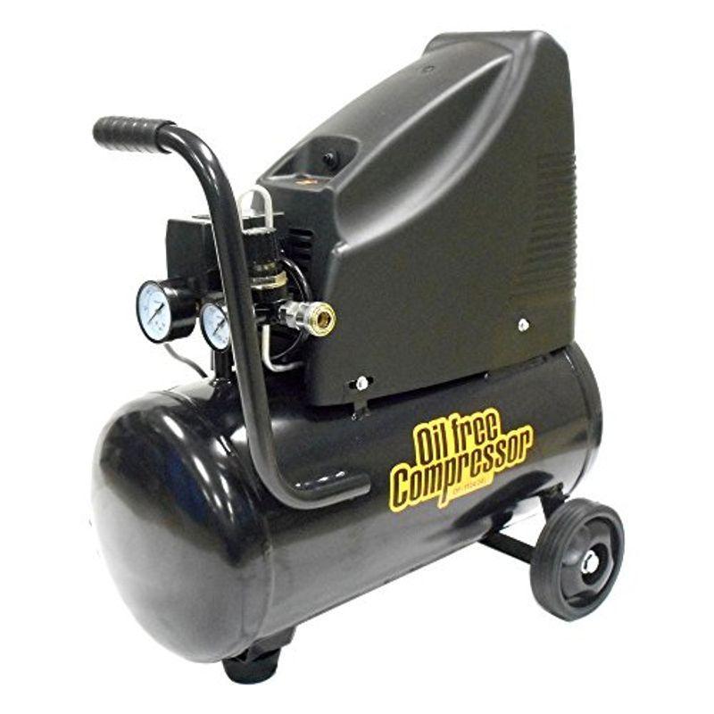 GREATTOOL エアーコンプレッサー オイルフリー タンク容量24L OF-1524