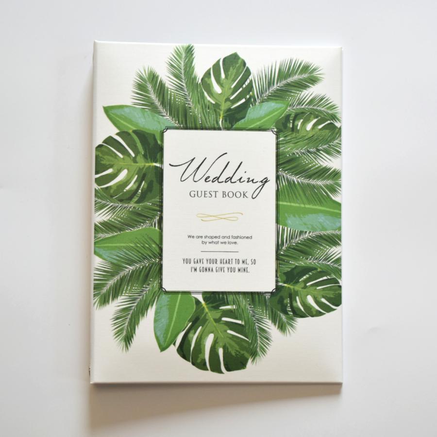 Ti Amo 結婚式 ゲストブック カード式 リーフ 芳名帳 ウェディング