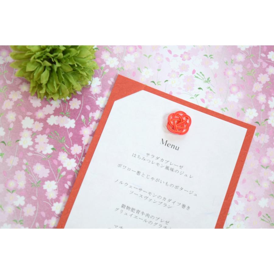Ti Amo メニュー 印刷込み 小春紅 結婚式 在庫処分大特価