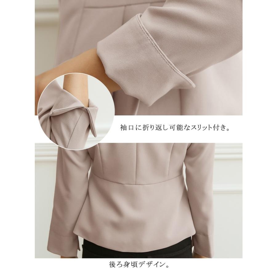 ダブルクロス素材を使用したぺプラムジャレロ ftya6102 ティアクラッセ ヤフー店 通販 Yahoo ショッピング