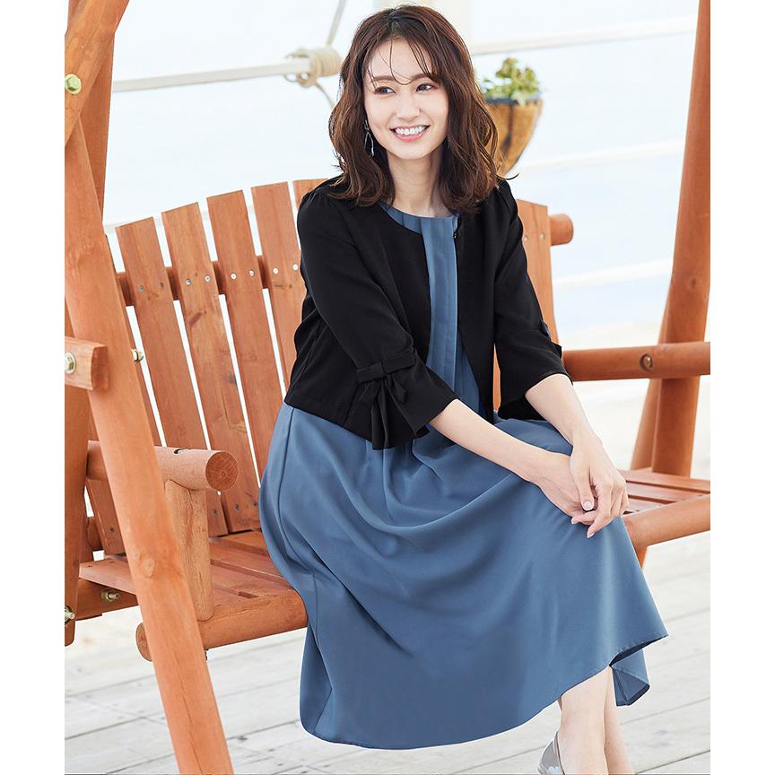 大人可愛い袖口リボン付きフレアボレロ ftym6104 ティアクラッセ ヤフー店 通販 Yahoo ショッピング