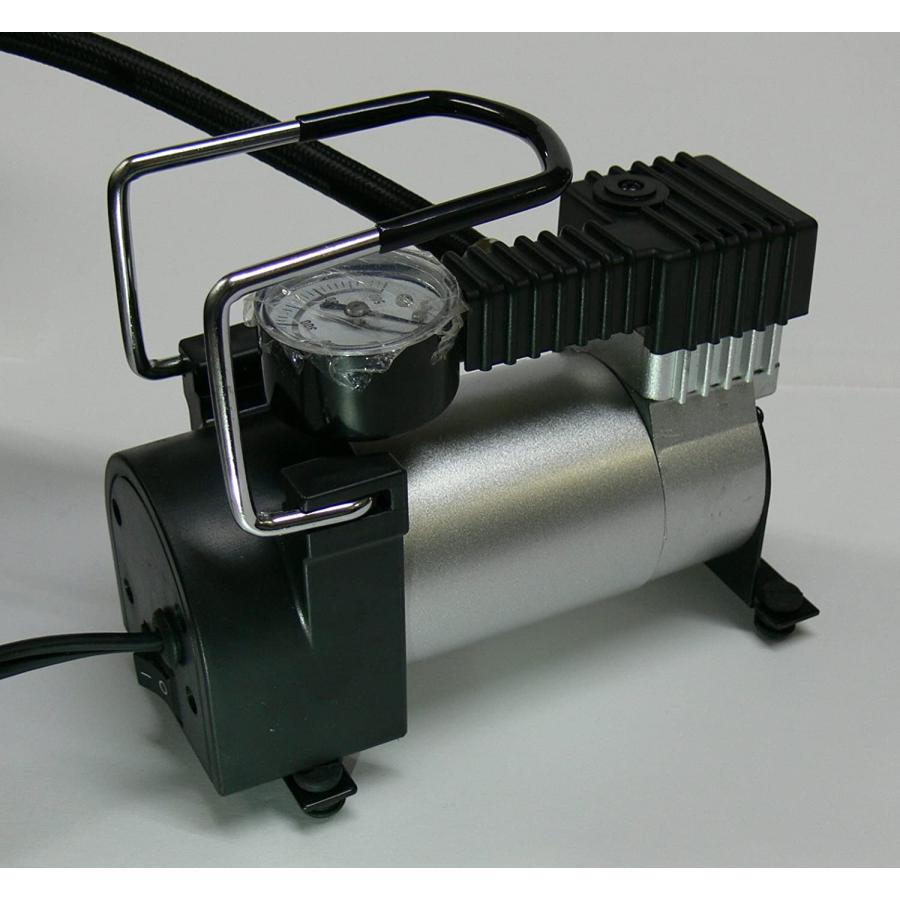 空気入れ ハイパワーコンプレッサー 車 自転車 バイク 浮き輪 ボート エマーソン ガレージ用品 EM-240 |  | 01