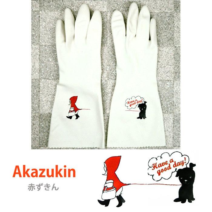 ゴム手袋 ラブグローブ3 おしゃれ 防カビ 防臭 日本製 かわいい キッチン クリーン 掃除 犬 ブルー 白 全ての イラスト ネコ 赤 ピンク ハート レディース ホワイト