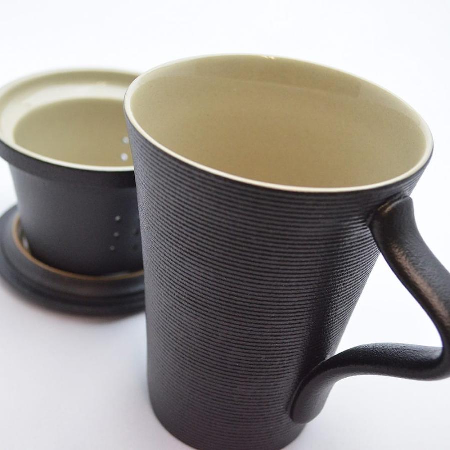 本物保証 新品】川上清美 黒唐津 ぐい呑 朝鮮 粉引 共箱、共布、栞