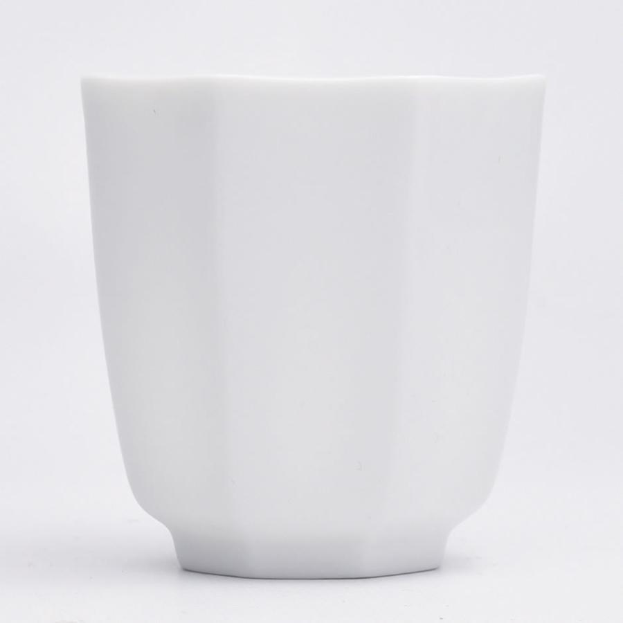 八角白杯 白磁中国茶器 小茶杯 40ml（満水65ml） | ブランド登録なし