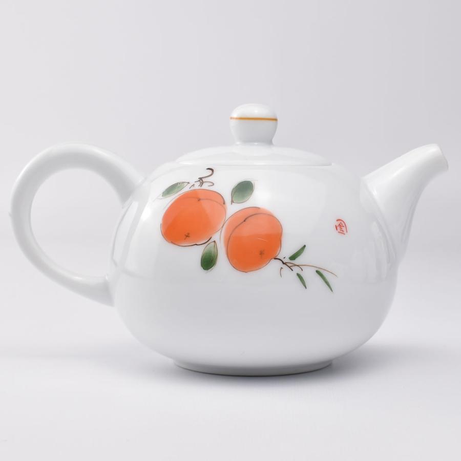 漢の柿べたの茶壺