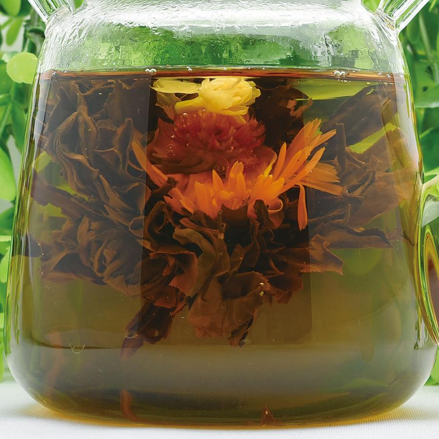 天香茶行 錦上添花（紅茶ベース工芸茶）7g前後 花咲く中国茶 : 天香茶