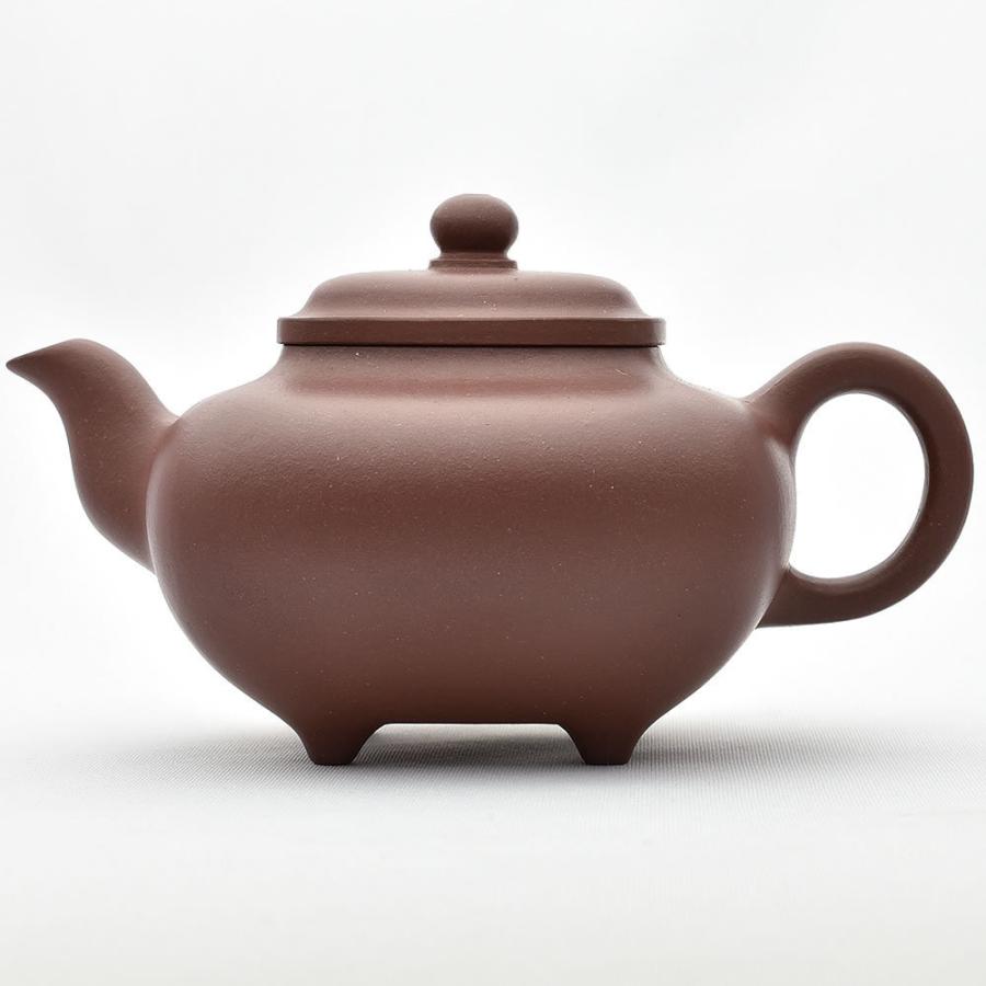 宜興紫砂壺　傳炉（陸奕） 210ml（中国茶器の茶壺・急須・ティーポット）