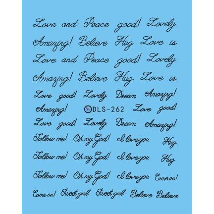 ネイルアクセサリー 英語シリーズ リアルでハイクオリティ ネイル用ウォーターシール Advocaatarbeidsrecht Org