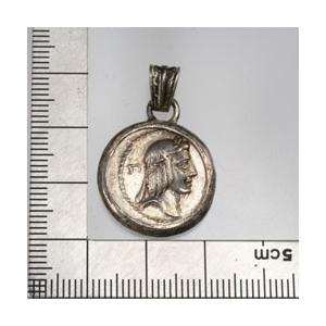 古代ローマ コインペンダント アポロ神 : ワールドコインギャラリー