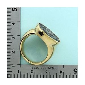 値下げ　ローマ帝国　ハドリアヌス　デナリウス銀貨 ローマ帝国 デナリウス銀貨 ハドリアヌス帝 K18リング : ワールド