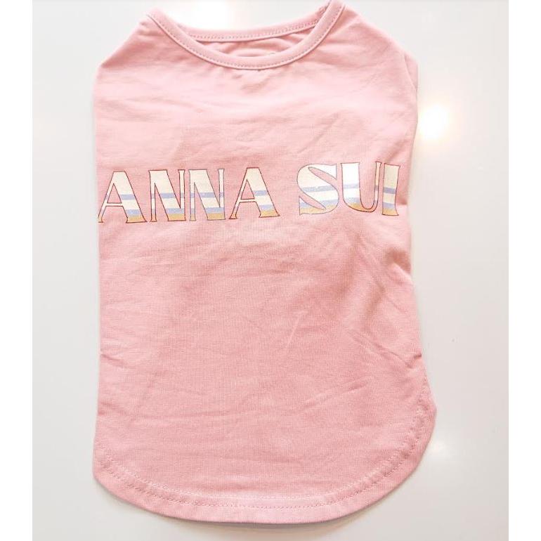 【ANNA SUI】 ロゴTシャツ Lサイズ