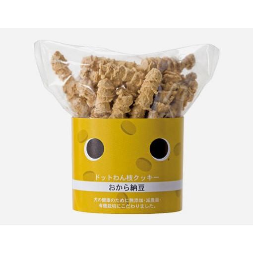 ドットわん Dot Wan 枝クッキーおから納豆 犬 ペット おやつ 国産 無添加 自然食 ドッグフード ダイエット