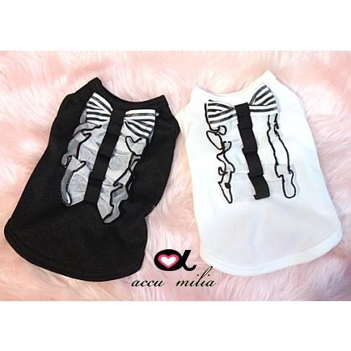 アキュミリア accu milia イライザB&Gカットソー Vクールあり 犬服 小型犬 セレブ トップス カットソー 送料無料