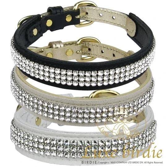 送料無料 リュクスバーディ Luxe Birdie スワロクリスタルカラー Size21 小型犬 カラー 首輪 セレブ 最適な価格 Www Amalgamatedplantations Co In