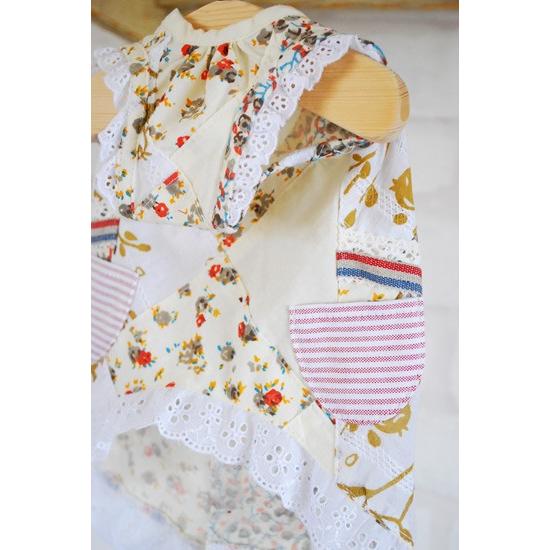 プエルト PUERTO パッチワークガーデン 1/1h/2/2h/3 小型犬 犬服 ウエア トップス Tシャツ カットソー セレブ 送料無料の画像