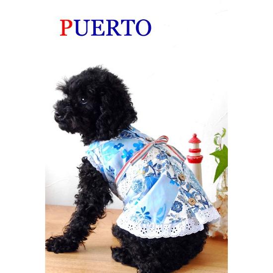 プエルト PUERTO パッチワークガーデン 1/1h/2/2h/3 小型犬 犬服 ウエア トップス Tシャツ カットソー セレブ 送料無料の画像