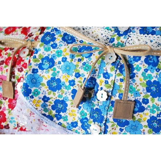 プエルト PUERTO レトロフローラルガーデンエプロン 3h 4 小型犬 犬服 ウエア トップス Tシャツ カットソー セレブ 送料無料の画像
