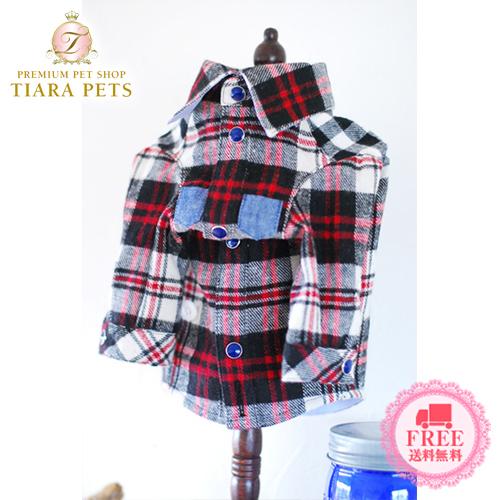 プエルト PUERTO フリーマンズ ネルシャツ 1 1h 2 2h 3 小型犬 犬服 トップス シャツ セレブ 送料無料