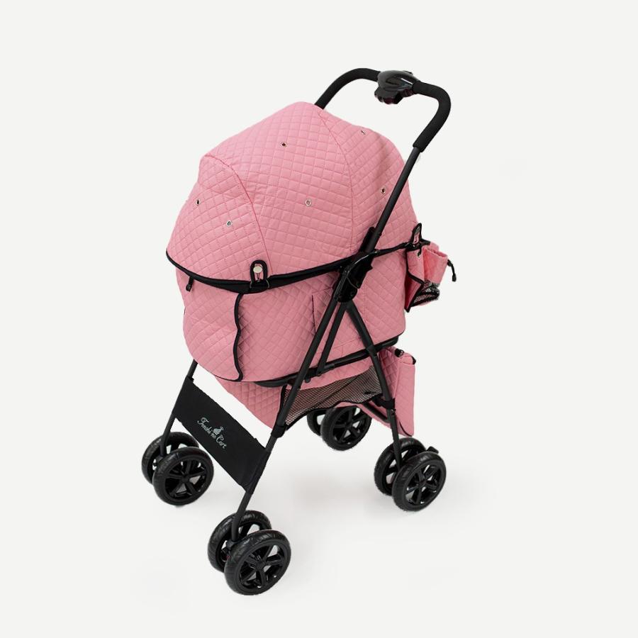 天使のカート☆ペットカート☆キャリーポルテ☆マットキルト☆ピンク色