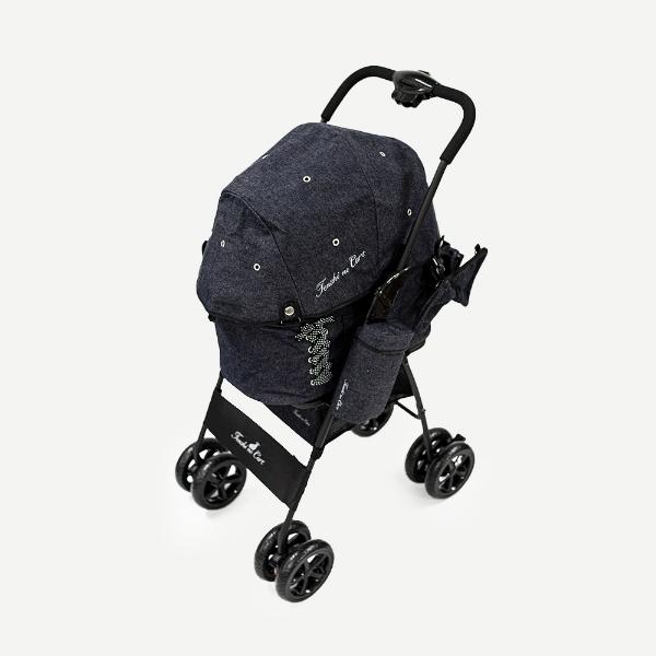 天使のカートデニムバイバンディットnew Denim By Bandit Navy S Ver 4 フレーム犬用品キャリーカートペットカートペットバギー Apaproduction Fr