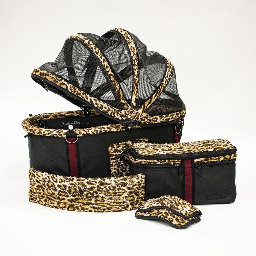 天使のカート レオパード・ブラック バッグのみ Mサイズ 犬用品 ペット キャリーバッグ ペットカート ペットバギー 送料無料
