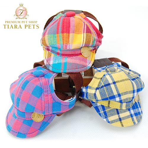ガーデン オブ エデン Garden Of Eden チェックキャスケット 小型犬 セレブ ハット 帽子 Tiara Pets Japan 通販 Yahoo ショッピング