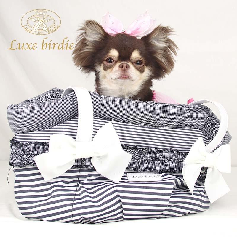 リュクスバーディ Luxe birdie リボンピクニックキャリー 小型犬 犬用 ペット キャリーバッグ セレブ 送料無料 