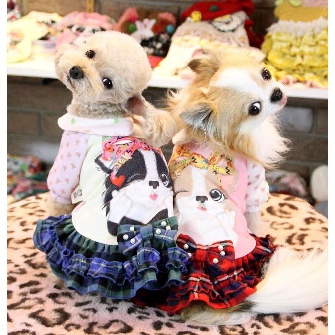 J Kアニマルズ J K Animals はるちゃん こなつちゃん ワンピース S S L 小型犬 犬服 ウエア ワンピース ドレス D Tiara Pets Japan 通販 Yahoo ショッピング