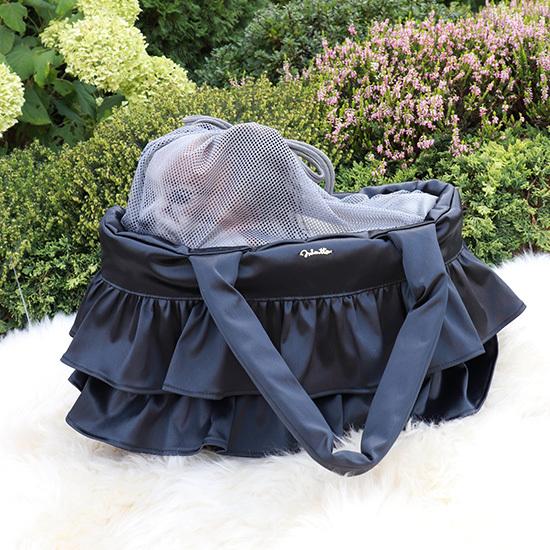 ミムット mimtto Frilled satin dog carrier Medium 小型犬 犬用 
