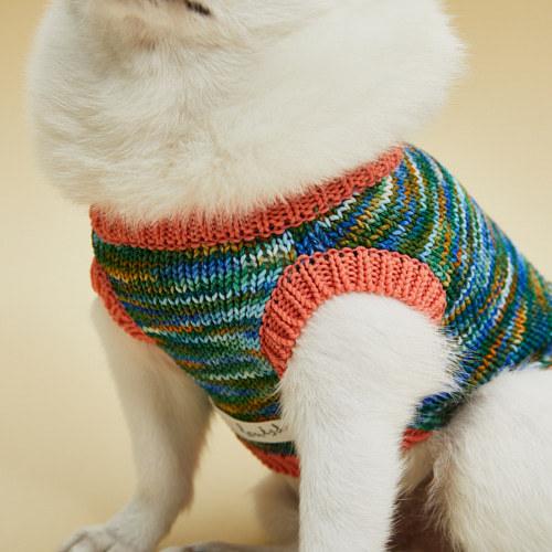 ルイスドッグ louisdog Genius Sweater Vest/V neck 小型犬 犬服 ウエア トップス ニット セーター ベスト セレブ 送料無料の画像