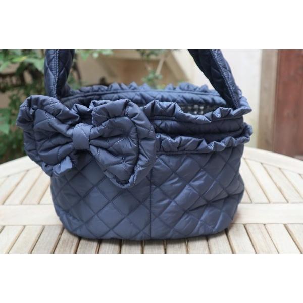 ルル・ドヌフ LouLou29 キルティング フリルスリング M 小型犬 犬用