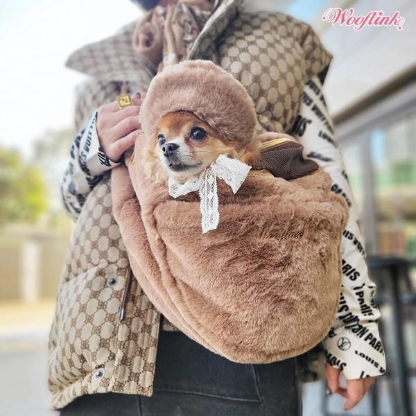 ウーフリンク WOOFLINK HUG ME BAG ☆ FUR 小型犬 犬用 ペット