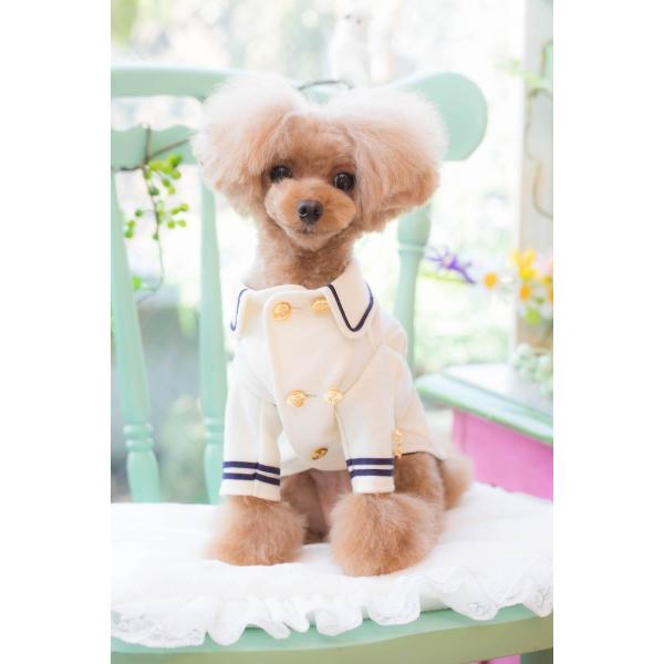 ブルブブ BUL BU-BU ピーコート XXS/XS 犬服 小型犬 ウエア セレブ アウター 上着 ジャケット コート 送料無料の画像