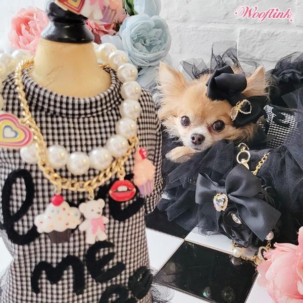 ウーフリンク WOOFLINK DAYDREAM BAG ☆ TULLE チョコ、ブラック 小型