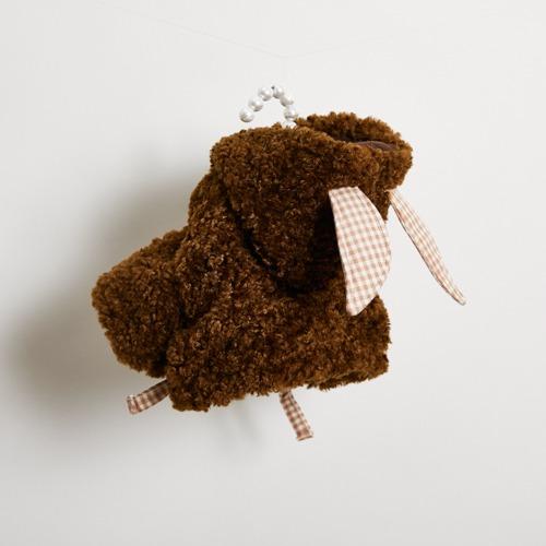ルイスドッグ louisdog Bunny Hoodie/Brown 犬服 小型犬 ウエア セレブ アウター 上着 パーカ コート 送料無料の画像