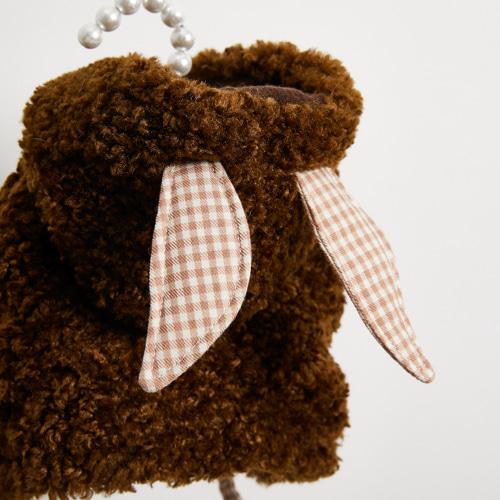ルイスドッグ louisdog Bunny Hoodie/Brown 犬服 小型犬 ウエア セレブ アウター 上着 パーカ コート 送料無料の画像
