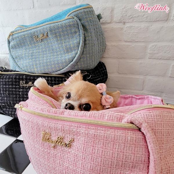 ウーフリンク WOOFLINK HUG ME BAG ☆ TWEED 小型犬 犬用 ペット