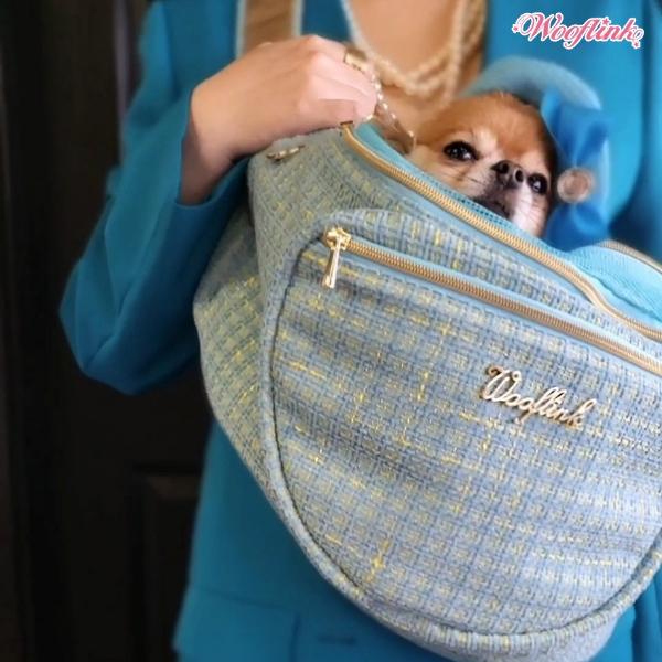 ウーフリンク WOOFLINK HUG ME BAG ☆ TWEED 小型犬 犬用 ペット