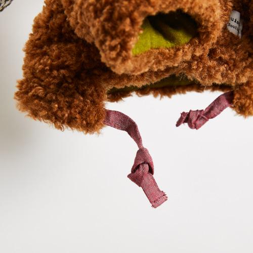 ルイスドッグ louisdog Bunny Hoodie/Camel Brown 犬服 小型犬 ウエア セレブ アウター 上着 パーカ コート 送料無料の画像