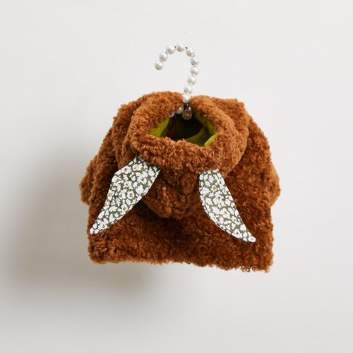 ルイスドッグ louisdog Bunny Hoodie/Camel Brown 犬服 小型犬 ウエア セレブ アウター 上着 パーカ コート 送料無料の画像