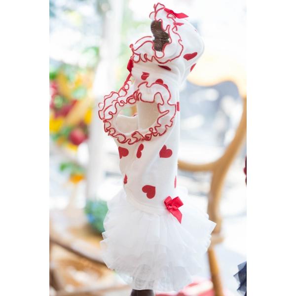 ブルブブ BUL BU-BU Heartフード付きO/P XXS/XS 小型犬 犬服 ウエア