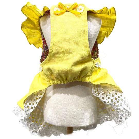 Luxebirdie（リュクスバーディ） フリル付き犬服 Sサイズ イエロー 犬