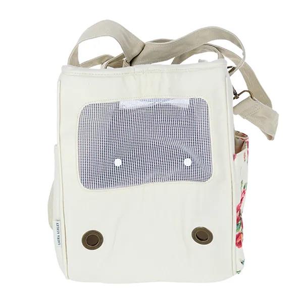 ローラアシュレイ LAURA ASHLEY 花柄キャリーバッグ 小型犬 キャリー