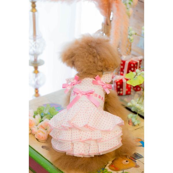 ブルブブ BUL BU-BU Dots O/P  XXS/XS  小型犬 犬服 ウエア ワンピース ドレス セレブ 送料無料の画像