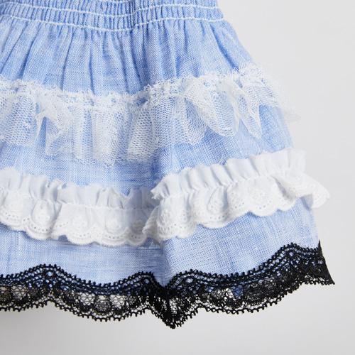 ルイスドッグ louisdog Breeze Organic Linen Dress 小型犬 犬服 ウエア ワンピース ドレス セレブ  送料無料の画像