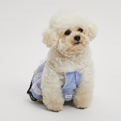ルイスドッグ louisdog Breeze Organic Linen Dress 小型犬 犬服 ウエア ワンピース ドレス セレブ  送料無料の画像