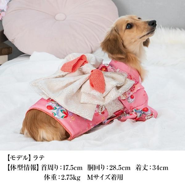 クレイジーブー CRAZYBOO 桜柄着物 XL/XXL 犬服 小型犬 着物