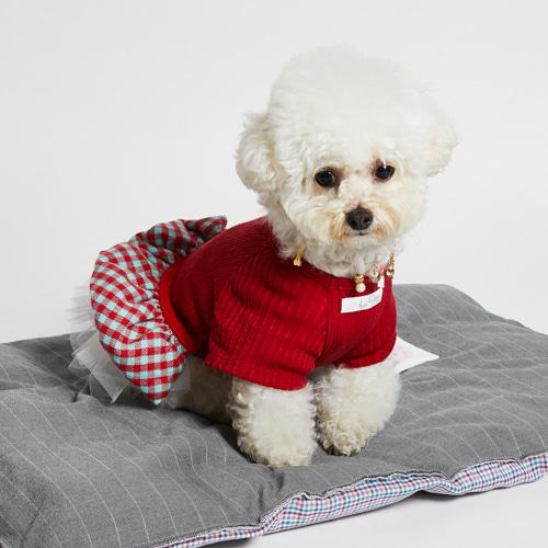 ルイスドッグ louisdog Preppy Knit TUTU/Lollipo 小型犬 犬服 ウエア ワンピース ドレス ニット セレブ 送料無料｜tiarapetsjapan｜06