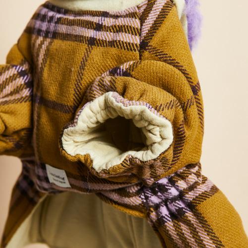 ルイスドッグ louisdog Reversible Butter Jacket 犬服 小型犬 ウエア アウター 上着 ジャケット コート セレブ 送料無料_2